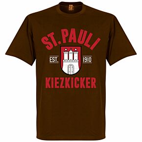 St Pauli Established Tee - Brown
