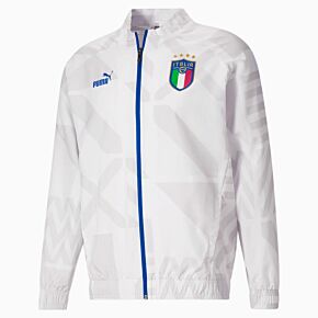 22-23 Italy Away Pre-Match Jacket - White