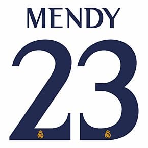 Mendy 23 (Official Cup Printing) - 23-24 Real Madrid Home