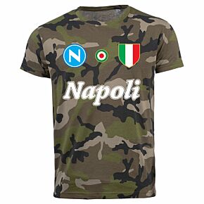 Napoli Team T-shirt - Camo Green
