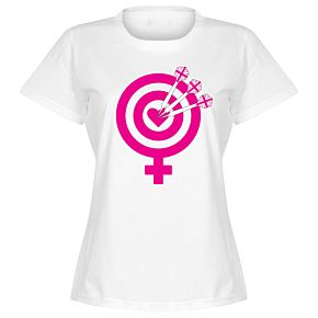Darts Gender Womens T-Shirt - White
