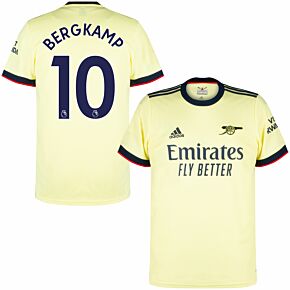 21-22 Arsenal Away Shirt + Bergkamp 10 (Premier League)