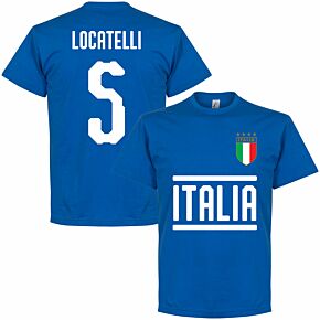 Italy Team Locatelli 5 T-shirt - Royal