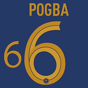 Pogba 6 (Official Printing) - 22-23 France Home