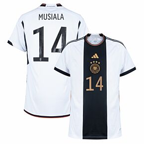 22-23 Germany Home Shirt + Musiala 14 (Official Printing)