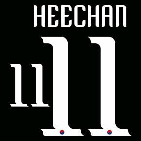 Heechan 11 (Official Printing) - 24-25 South Korea Away