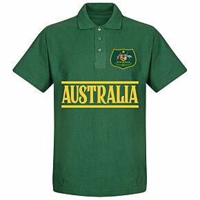 Australia Team Polo Shirt - Bottle Green