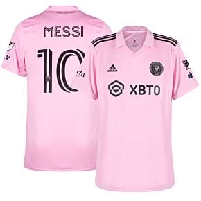 2023 Inter Miami CF Home Shirt + Messi 10 incl. MLS, Apple TV & Fracht Group Patches