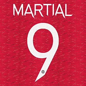 Martial 9 (Official Euro Printing) - 20-21 Man Utd Home