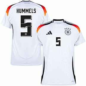 24-25 Germany Home Shirt + Hummels 5 (Official Printing)