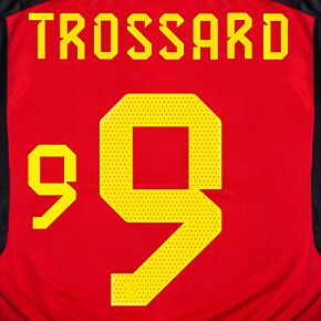 Trossard 9 (Official Printing) - 22-23 Belgium Home