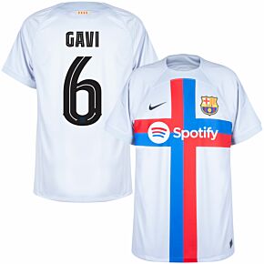 22-23 Barcelona 3rd Shirt + Gavi 6 (Official Cup Printing)