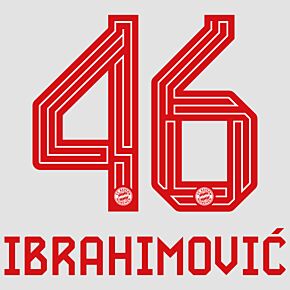 Ibrahimović 46 (Official Printing) - 23-24 Bayern Munich Home