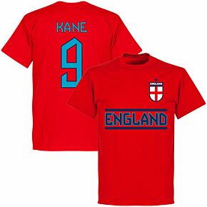 England Kane 9 Team KIDS T-shirt - Red