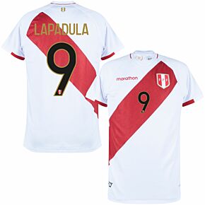 20-22 Peru Home WC Qualifiers Shirt + Lapadula 9 (Fan Style Printing)