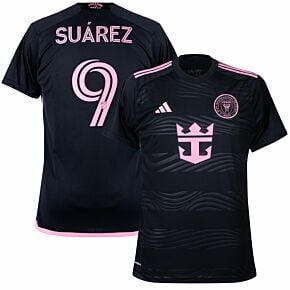 24-25 Inter Miami CF Away Shirt + Suárez 9 (Official Printing)