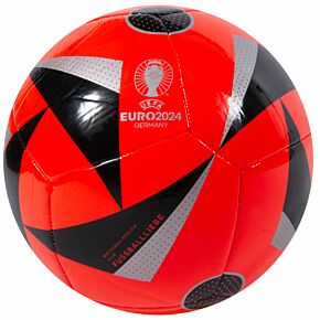 Adidas Euro 2024 Club Football - Bright Orange/Black - (Size 5)