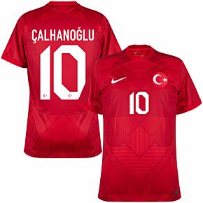 22-23 Turkey Away Shirt + Çalhanoğlu 10 (Official Printing)