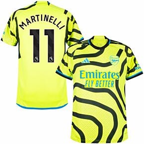 23-24 Arsenal Away Shirt + Martinelli 11 (Premier League)