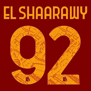 El Shaarawy 92 (Official Printing) - 23-24 AS Roma Home/3rd