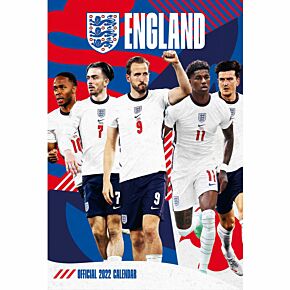 2022 England Official A3 Calendar