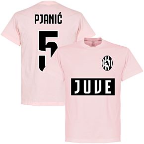 Juve Pjanic 5 Team T-shirt - Pale Pink