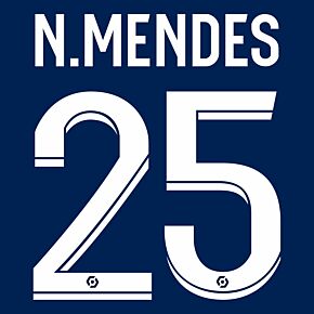 N.Mendes 25 (Ligue 1) - 22-23 PSG Home