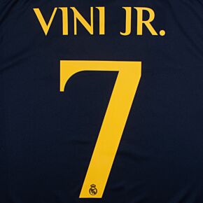 Vini Jr. 7 (Official Cup Printing) - 23-24 Real Madrid Away