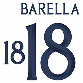 Barella 18 (Official Printing) - 23-24 Italy Away