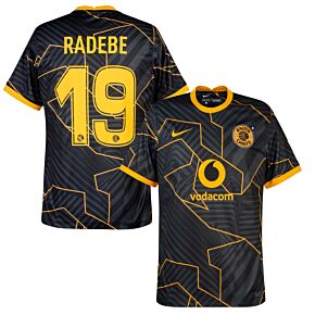 21-22 Kaizer Chiefs Away Shirt + Radebe 19 (Fan Style)