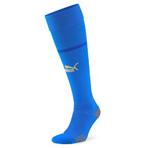 22-23 Italy Home Socks -(Blue) - Kids