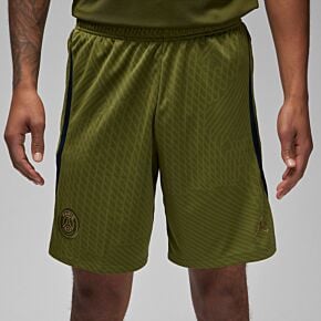 23-24 PSG Dri-Fit Strike Shorts - Rough Green/Hemp