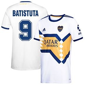 20-21 Boca Juniors Away Shirt+Batistuta 9 (Retro Fan Style)