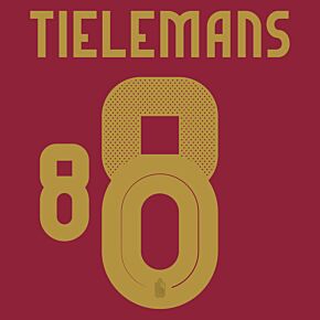 Tielemans 8 (Official Printing) - 24-25 Belgium Home