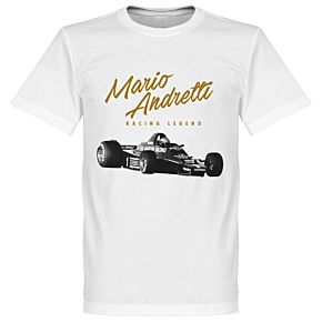 Mario Andretti Tee - White