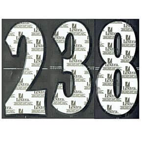 97-07 Premier League Replica Numbers - White (235mm)