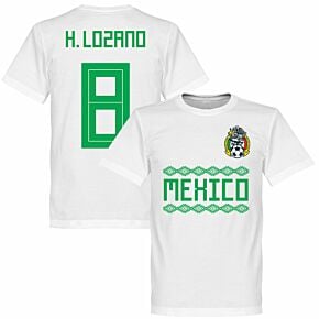 Mexico H. Lozano 8 Team Tee - White