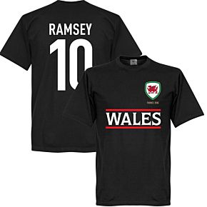 Wales Ramsey Team Tee - Black