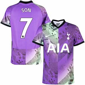 21-22 Tottenham 3rd Dri-Fit ADV Match Shirt + Son 7 (Premier League Printing)