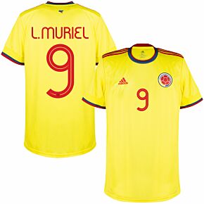 21-22 Colombia Home Shirt + L.Muriel 9 (Official Printing)