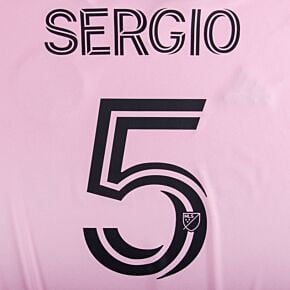 Sergio 5 (Official Printing) - 2023 Inter Miami Home