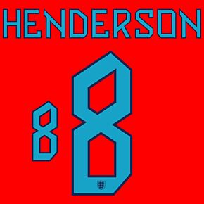 Henderson 8 (Official Printing) - 22-23 England Away