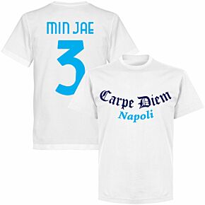 Napoli Carpe Diem Min Jae 3 T-shirt - White