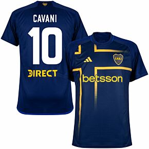 24-25 Boca Juniors 3rd Shirt + Cavani 10 (Fan Style Printing)