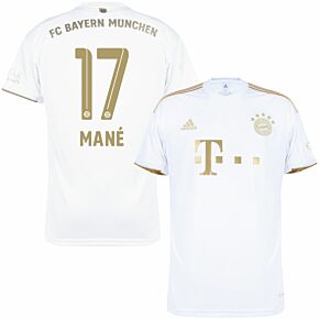 22-23 Bayern Munich Away Shirt + Mané 17 (Official Printing)
