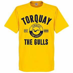 Torquay Established Tee - Yellow