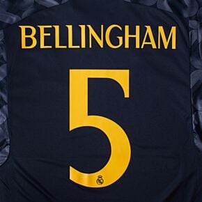 Bellingham 5 (Official Cup Printing) - 23-24 Real Madrid Away