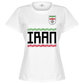 Iran Team Womens Tee - White