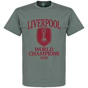 Liverpool World Club Champions 2019 T-shirt - Zinc