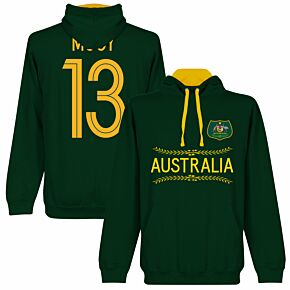 Australia Mooy 13 Team Hoodie - Forest/Gold